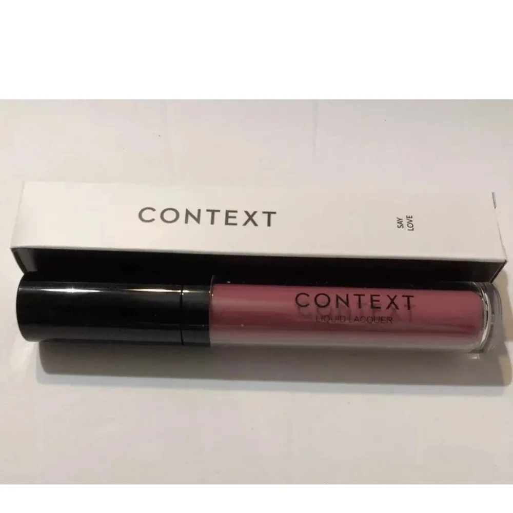 CLEARANCE! Context Skin Matte Lip Lacquer: SAY LOVE (Vibrant Pink) NIB